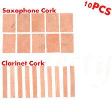 10pcs Professional Natural Neck Cork Sheet Clarinet Joint Pad For Saxophone