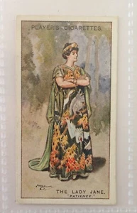 Lady Jane Patience Gilbert and Sullivan 1925 John Player Cigarette Card (B74) - Picture 1 of 2