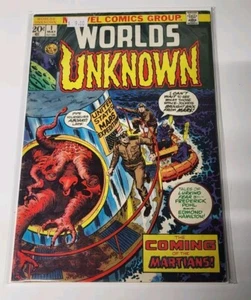Vintage Rare Worlds Unknown #1 MARVEL COMIC GROUP 1st Issue Bronze Age Comicbook - Picture 1 of 10