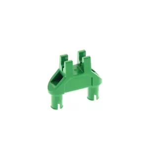 1x Lego Verbinder Stein grün 1x3 Triangel 2 Clips rund 7075 4222629 47994 - Bild 1 von 1