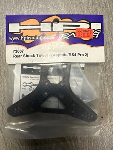 HPI RACING RS4 FRONT SHOCK TOWER CARBON FIBER 73007 - Picture 1 of 2