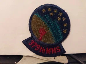 USAF 379th ORGANIZATIONAL MISSILE MAINTENANCE SQUADRON PATCH 3 x 2 1/2 inch - Picture 1 of 4
