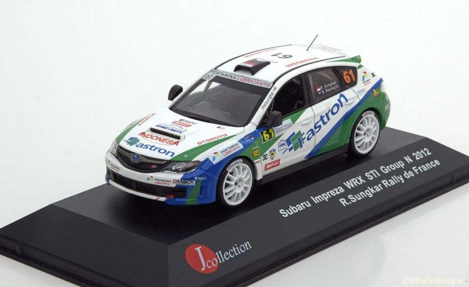 SUBARU IMPREZA WRX STI #61 GRUPPO N 2012 SUNGKAR BECKWITH JCOLLECTION JC194 1/43 - Immagine 1 di 1