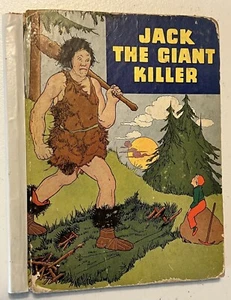 Jack the Giant - Killer and Rumpel Stiltskin 1937 Antique Book Rand McNally - Picture 1 of 12