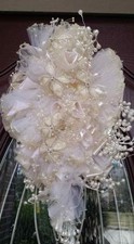 Vintage beautiful  ivory Wedding Bouquet Bridal 