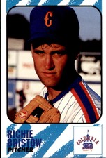 1991 Columbia Mets Play II #12 Richie Bristow Geneva Illinois IL Baseball Card