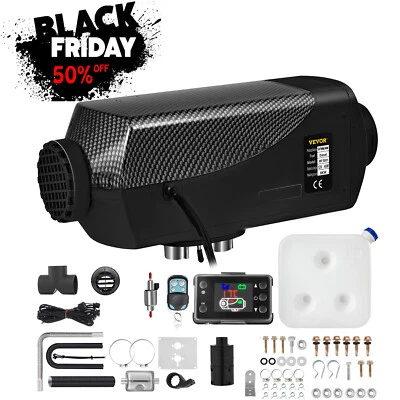 Chauffage Diesel Air Heater 8kW 12V avec LCD Télécommande Kit Complet Thermostat - Imagen 1 de 4