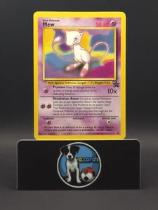 Pokemon Card - Mew #8 WoTC Black Star Promo WOTC Vintage RARE 1999 - 2000 Movie - Picture 1 of 6