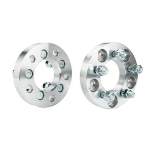 2pc (1") Thick Wheel Spacers 5x114.3 to 5x100 Adapters 12x1.5 For Hyundai Honda - Picture 1 of 10