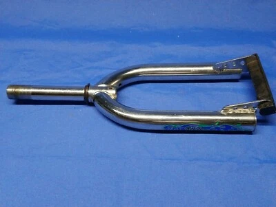 GTX STYLE CHROME FRONT FORKS FOR 16" WHEELS; 1" x 132 mm STEERER - Image 1 of 4