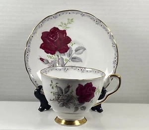 Vintage Roses to Remember Royal Stafford Bone China Cup & Saucer Collectible - Picture 1 of 21