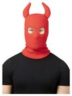 NEW Devil Balaclava Ski Mask with Horns Halloween Fancy Dress Accessories