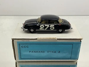 CCC 42 PANHARD DYNA Z MONTE CARLO 1955 -BLACK 1:43- BUILT RESIN KIT IN BOX - Imagen 1 de 10