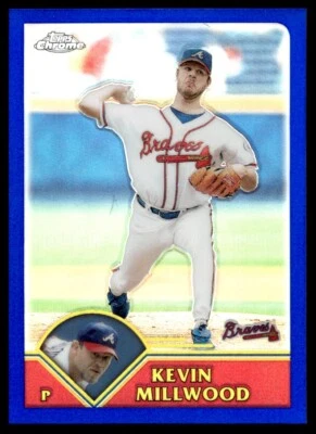 2003 Topps Chrome Refractors Kevin Millwood 034/699 Atlanta Braves #40 - Image 1 of 2