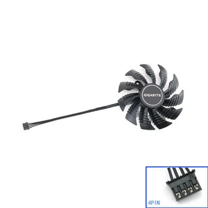 Lüfter für GIGABYTE GTX1660ti 1660 1650 SUPER Mini ITX OC Grafikkarte Cooler Fan - Afbeelding 1 van 6