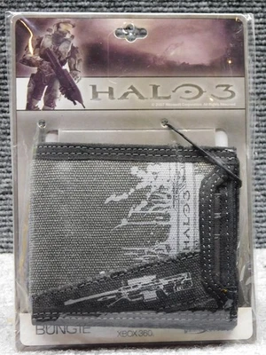 DE COLECCIÓN NUEVO HALO 3 RARO BILLETERA BILLETERA FRANCOTIRADOR NEGRO GRIS BUNGIE/MICROSOFT Foto 1 de 2