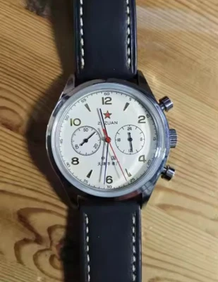 Seagull 1963 21 Zuan Pilot watch  40 mm Mechanical Quartz movement Chronograph - Image 1 of 4