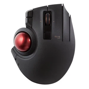 ELECOM EX G PRO Optical Trackball Mouse Wired Wireless Bluetooth 8 Button DPI - Picture 1 of 9