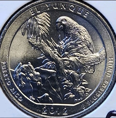 El Yunque National Forest 2012 D Puerto Rico Quarter #3952 - Image 1 of 4