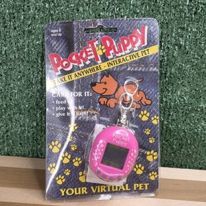 Vintage Pocket Puppy Virtual Pet Pink in packaging Old Stock - Picture 1 of 5