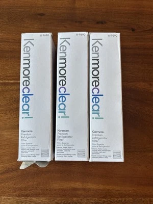 3 New Genuine KenmoreClear! Fridge Water Filters 46-9690 Replacements - Image 1 of 2