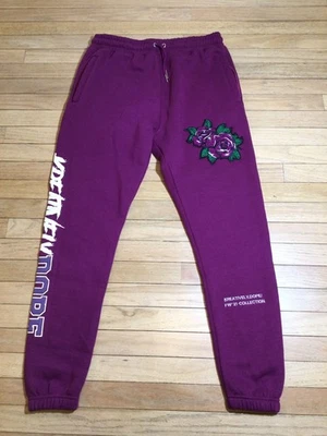 Pantalones deportivos Kreatively Dope púrpura colección FW 21 talla grande púrpura rosas raros Foto 1 de 4