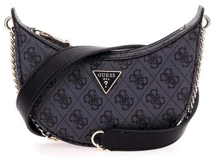 Guess Eco Craig Mini Crossbody 4G Logo Bag In Coal - Picture 1 of 6