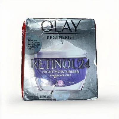 OLAY Regenerist Retinol 24 Night Face Moisturizer - 1.7oz FRAGRANCE FREE (NEW) - Image 1 of 3