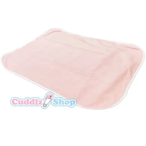 Cuddlz Baby Pink Fleece Adult Sized Changing Mat Reversible - Picture 1 of 2