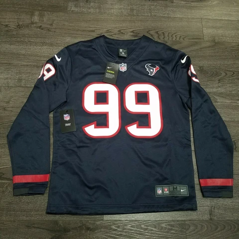 NIKE NFL Houston Texans JJ Watt Long Sleeve Therma Jersey Sweatshirt Mens MEDIUM Cover