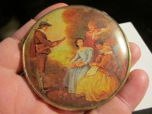 VINTAGE MIRROR COMPACT CASE - BBA25A - Picture 1 of 3