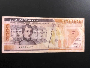 Mexico 5000 Pesos 1985 Crisp - Picture 1 of 2