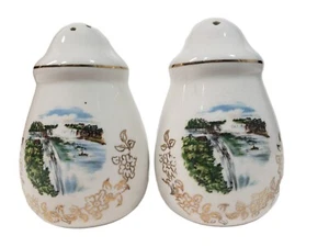 Souvenir Niagarafälle Salz & Pfefferstreuer 3" hoch mit Kunststoffstopfen - Bild 1 von 7