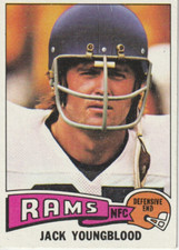 1975 TOPPS /   JACK YOUNGBLOOD CARD