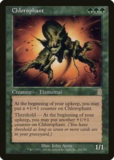 Chlorophant Odyssey NM Green Rare MAGIC THE GATHERING MTG CARD ABUGames