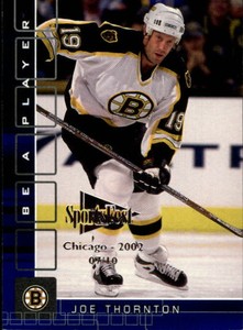 2001-02 BAP Memorabilia Chicago Sportsfest #8 Joe Thornton /10