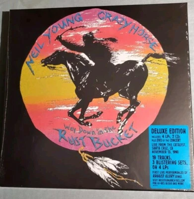 NEIL YOUNG & CRAZY HORSE - WAY DOWN IN THE RUST BUCKET - 4LP 2CD DVD NEW SEALED - Image 1 of 3