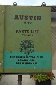 AUSTIN A40 PARTS LIST - Picture 1 of 3