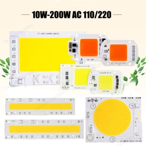 LED Chip COB Bulb 100W 50W 20W 10W Driver Floodlights Plant Grow Light Smart IC - Picture 1 of 11
