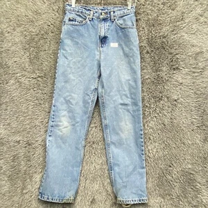 Pantalones de mezclilla Polo Co de colección para mujer talla 8/29 mamá sábado desgastados LEER POR FAVOR - Imagen 1 de 12