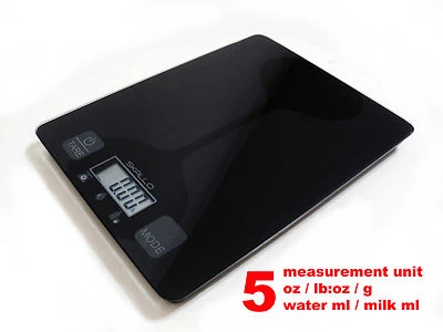 Skallo 11 LBS 5 KG Digital Glass Postal Kitchen Food Weight Diet Mailing Scale  - Image 1 of 4