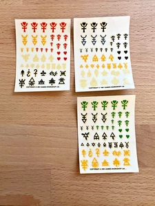 Biel-Tan Eldar Aeldari OOP 1991 Decal Transfer Sheets x3 Warhammer 40K - Picture 1 of 1