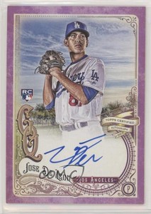 2017 Topps Gypsy Queen Auto Purple /150 Jose De Leon #GQA-JDL Rookie Auto RC