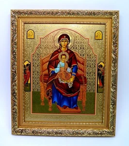 Ikone Gottesmutter geweiht икона Богородица освящена 29x24x1,7 см - Bild 1 von 1