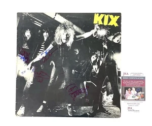 KIX seltene Band signiert signiert selbstbetitelt Vinyl Schallplatte Album JSA COA Hard Rock - Bild 1 von 6