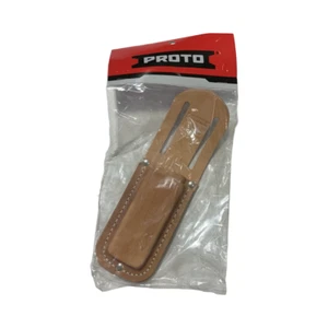 Heavy Duty Cable Splicer Holster for 2-1/2 in Belt Slot, Leather/Steel, Natural - Picture 1 of 1