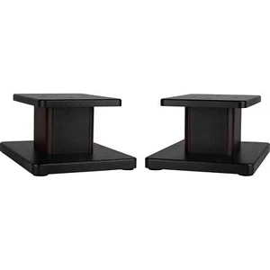 Dayton Audio SSWB6 6" Speaker Stand Pair with Wooden Base - Picture 1 of 5