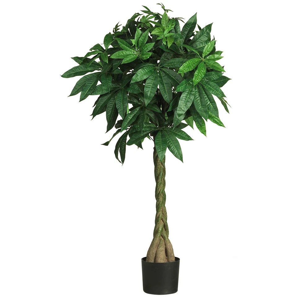 Nearly Natural 51" Money Silk Tree Realistic Bonsai Style Home Garden Decoration - Image 1 of 1