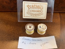 Pearsall's Gossamer Silk Threads - #6 Amber - Fly Fishing 