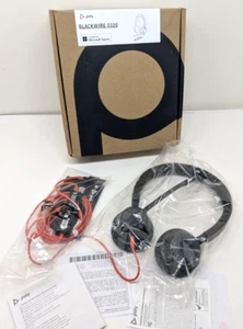 Plantronics Poly Blackwire 3320 Headset Microphone USB (Open Box, Works) - Picture 1 of 20